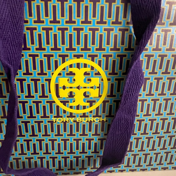 Tory Burch Empty Gift Bag 12X9X5  10.5”handle drop - Picture 2 of 8